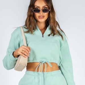 Princess Polly amber sweater in sage